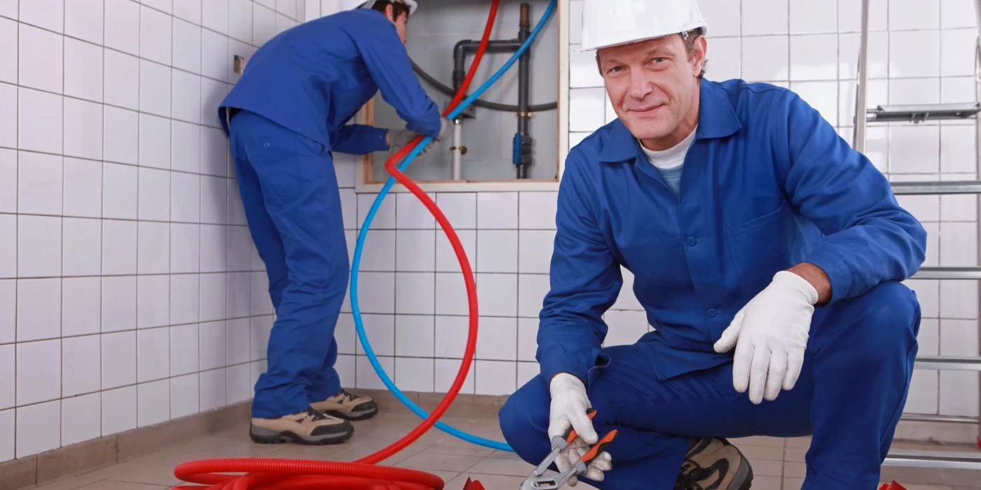 male plumber fixing a bathroom faucet from Quality Plumber Leander in Leander, TX - Emergency Plumbing Services