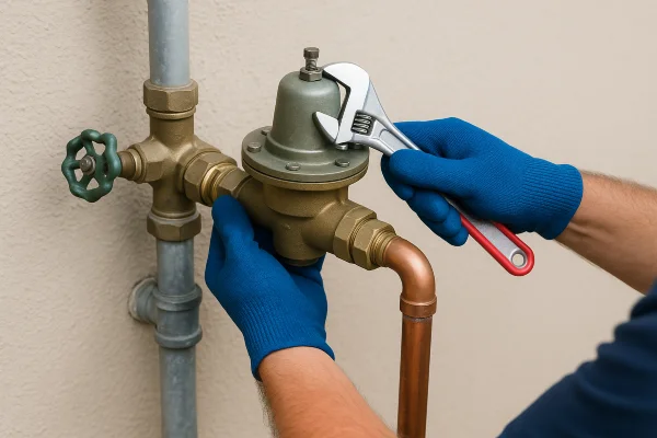 sink pipe leaking and some tools on the floor from Quality Plumber Leander in Leander, TX - Garbage Disposal Repair