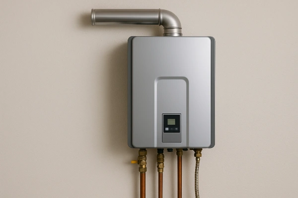 A tankless water heater from Quality Plumber Leander in Leander, TX - Plumbing pipe redesign services
